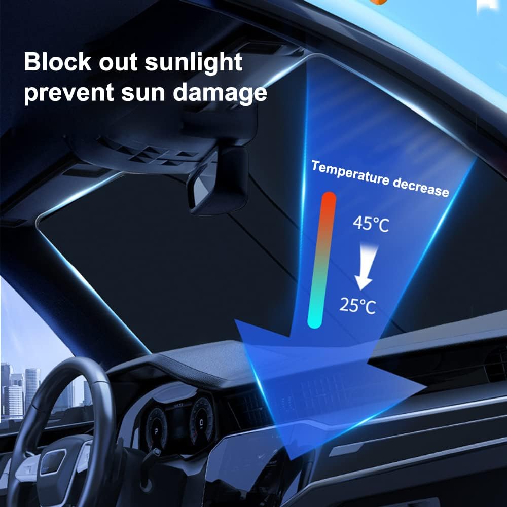 Advanced Automatic Car Curtain Sun Shade for UV Protection *combo*