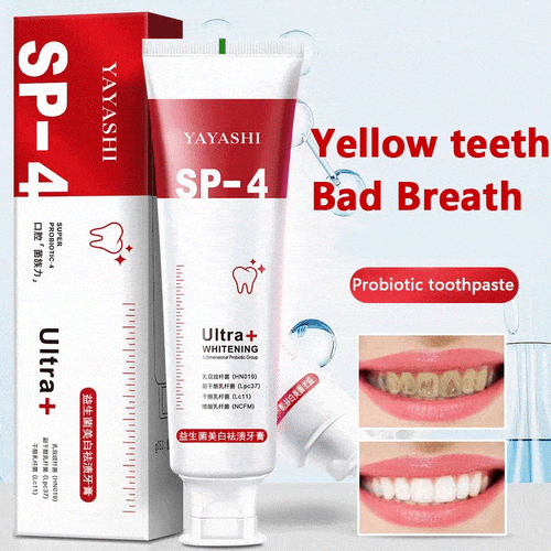 Advanced Intensive Teeth Whitening Toothpaste Buy 1 Get 2 + Free 2 Special Toothbrush)**Combo**