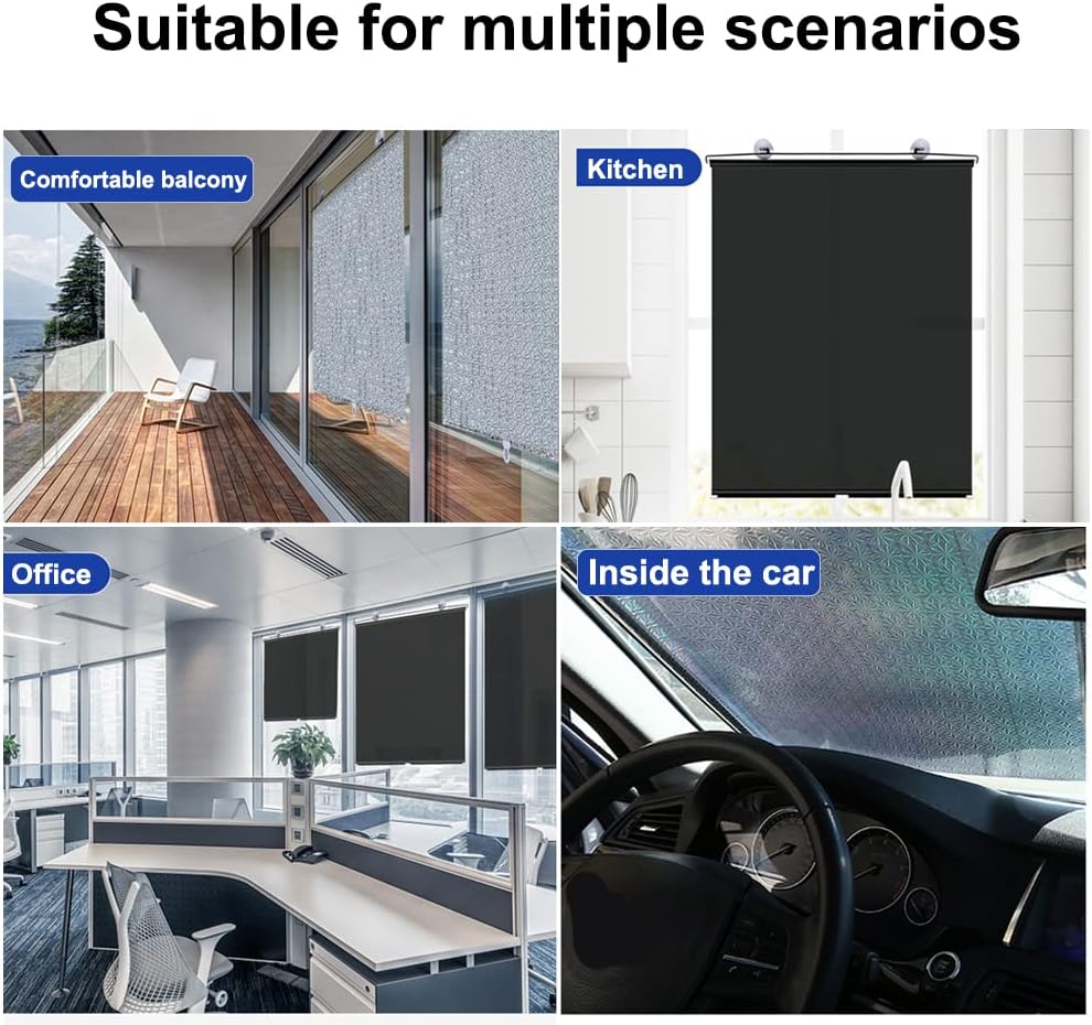 Advanced Automatic Car Curtain Sun Shade for UV Protection *combo*