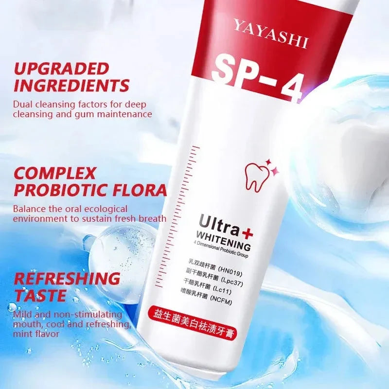 Advanced Intensive Teeth Whitening Toothpaste Buy 1 Get 2 + Free 2 Special Toothbrush)**Combo**