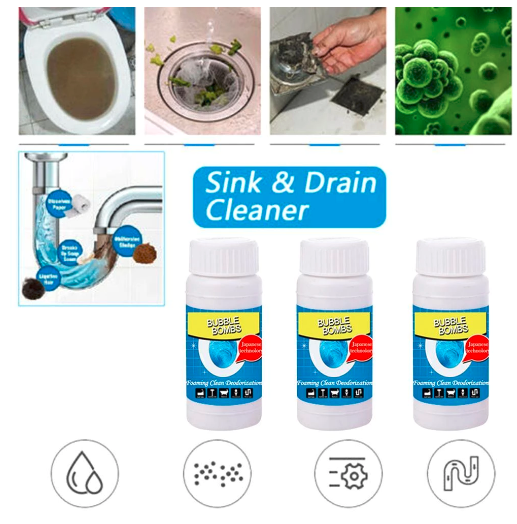 Advanced Powerful Sink & Drain Blockage Cleaner (BUY 1 GET 1 FREE) *Combo*